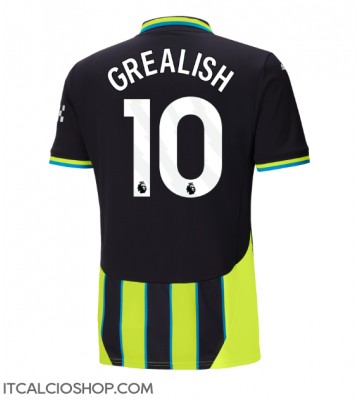 Manchester City Jack Grealish #10 Seconda Maglia 2024-25 Manica Corta